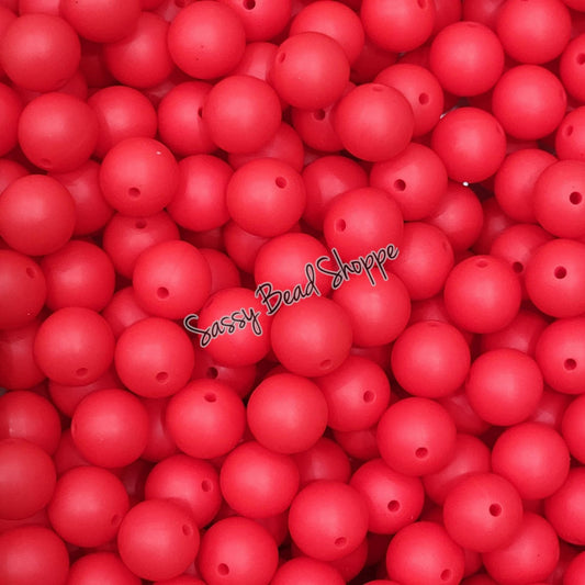 Sassy Bead Shoppe
Candy Apple Red Silicone Beads