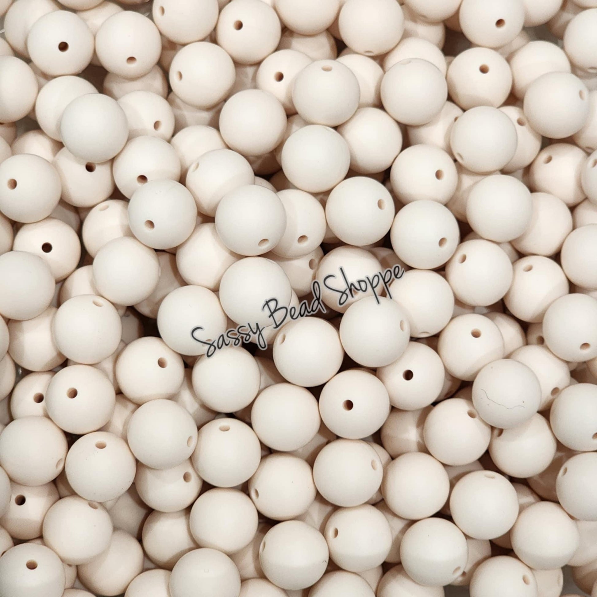 Sassy Bead Shoppe
Creamy White Silicone Beads