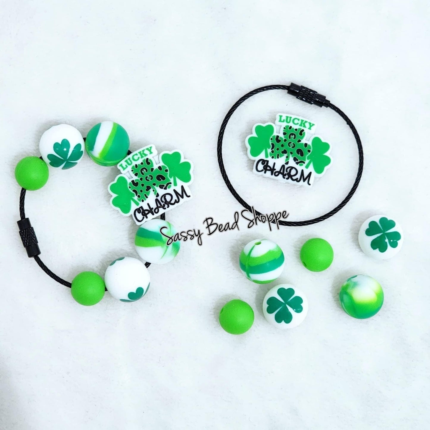 Sassy Bead Shoppe
Lucky Shamrock Tumbler Charm Kit