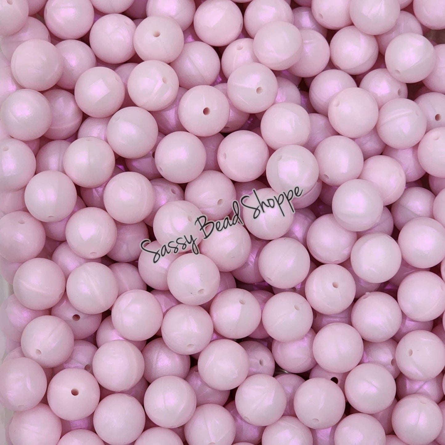 Sassy Bead Shoppe
Soft Pink Pearl Silicone Beads