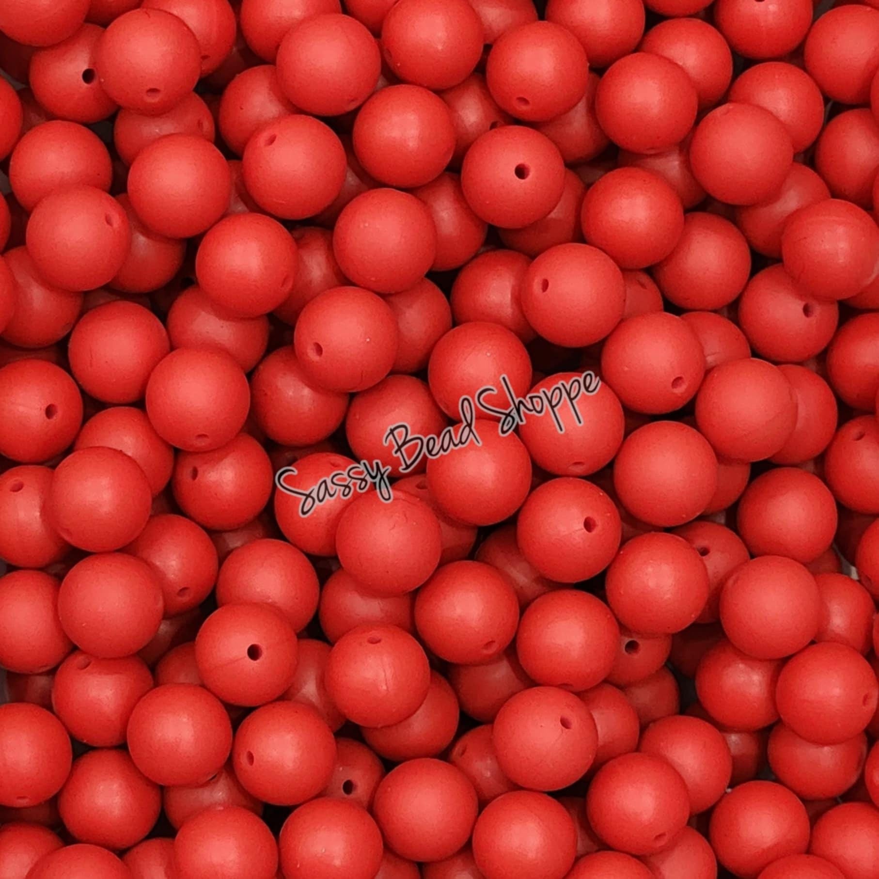 Sassy Bead Shoppe
Apple Red Silicone Beads