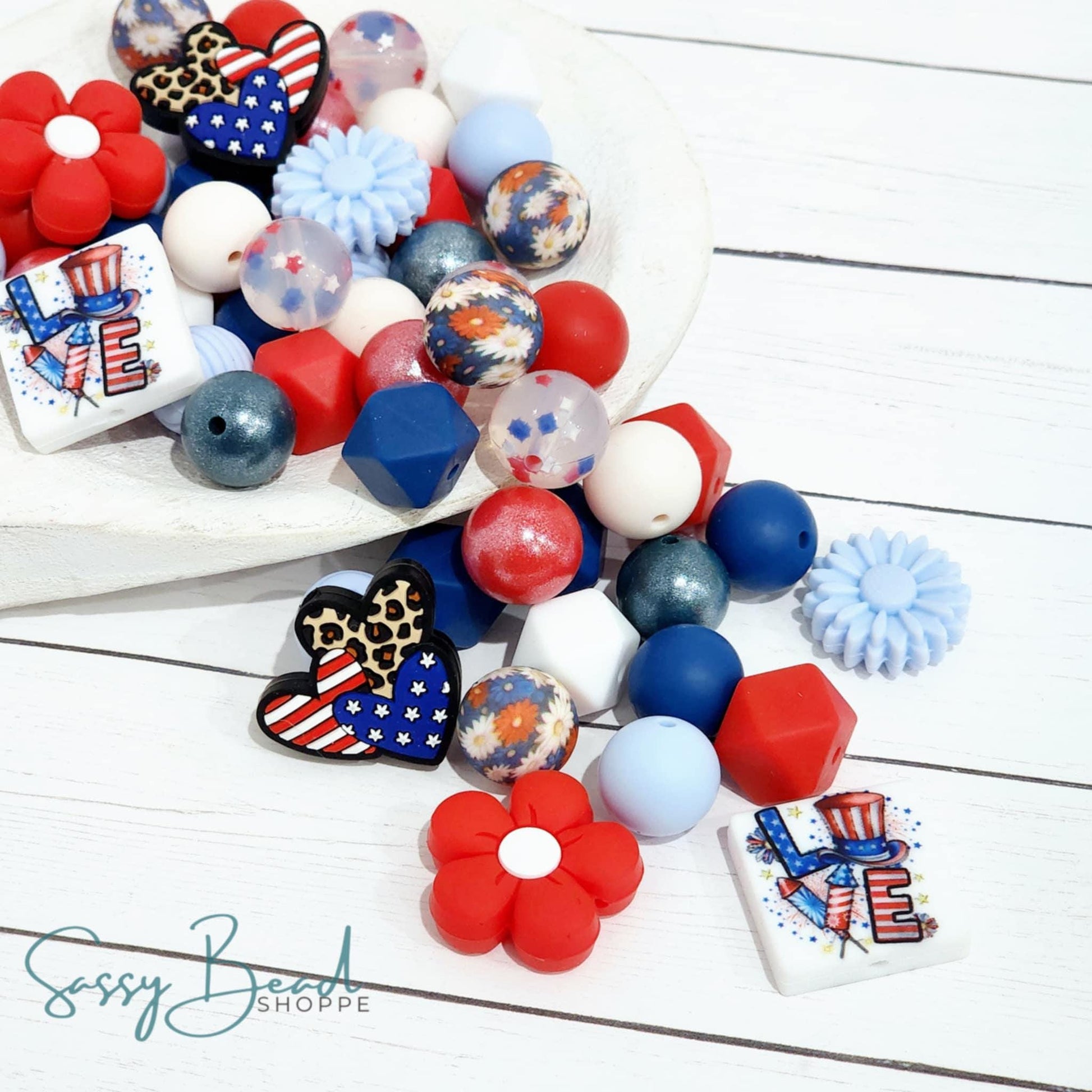 Sassy Bead Shoppe
American Love Silicone Bead Mix