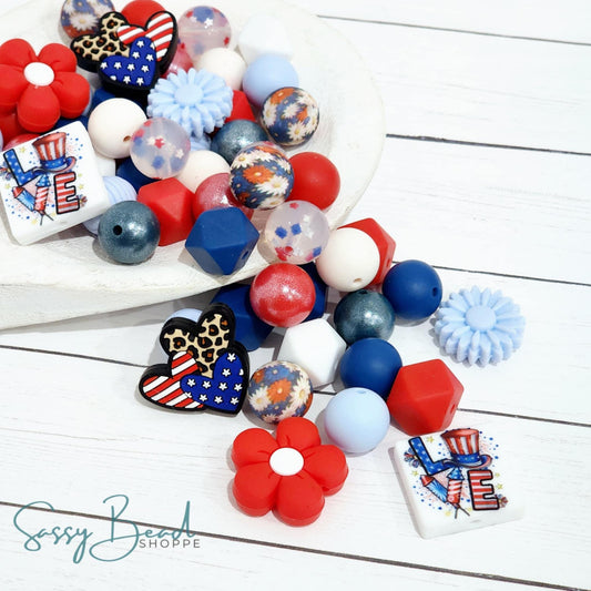 Sassy Bead Shoppe
American Love Silicone Bead Mix