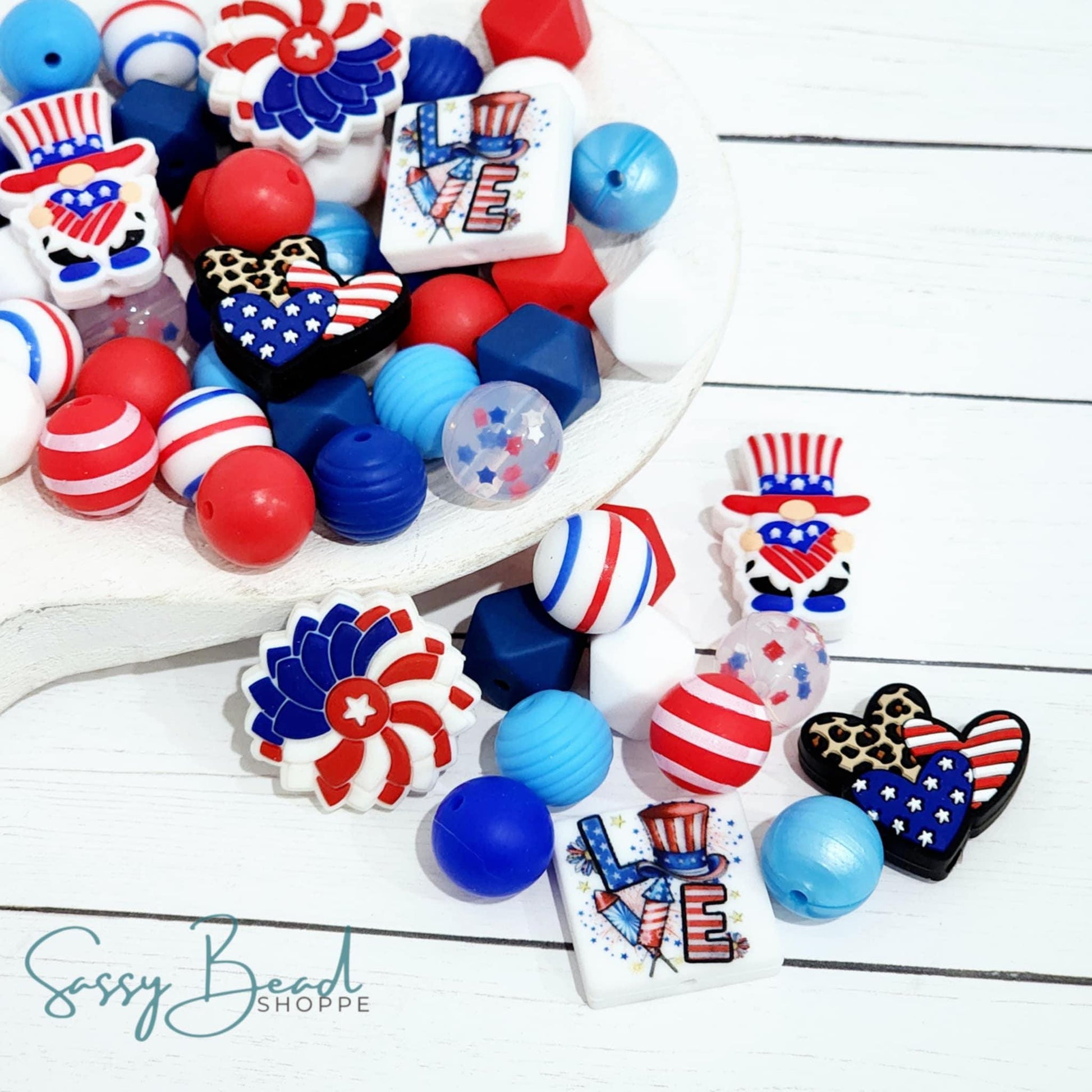 Sassy Bead Shoppe
Freedom Fest Silicone Bead Mix