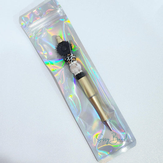 Hologram Foil Packaging Bag For Beadable Items Pens, Car Charms, Keychains, Cup Charms, Wine Stoppers, and Necklaces etc.