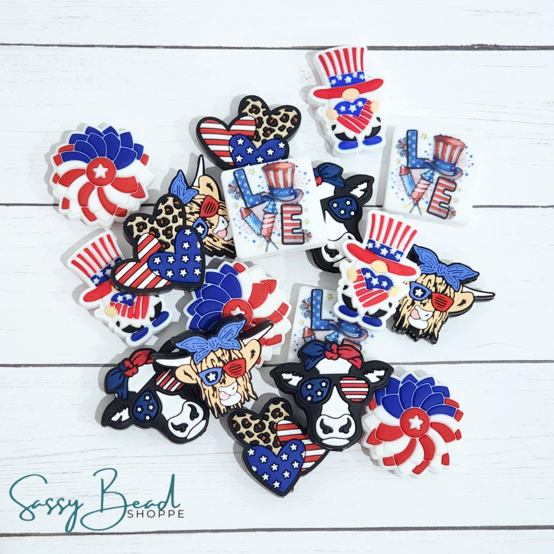 Sassy Bead Shoppe
Independence Day Focal Bead Mix