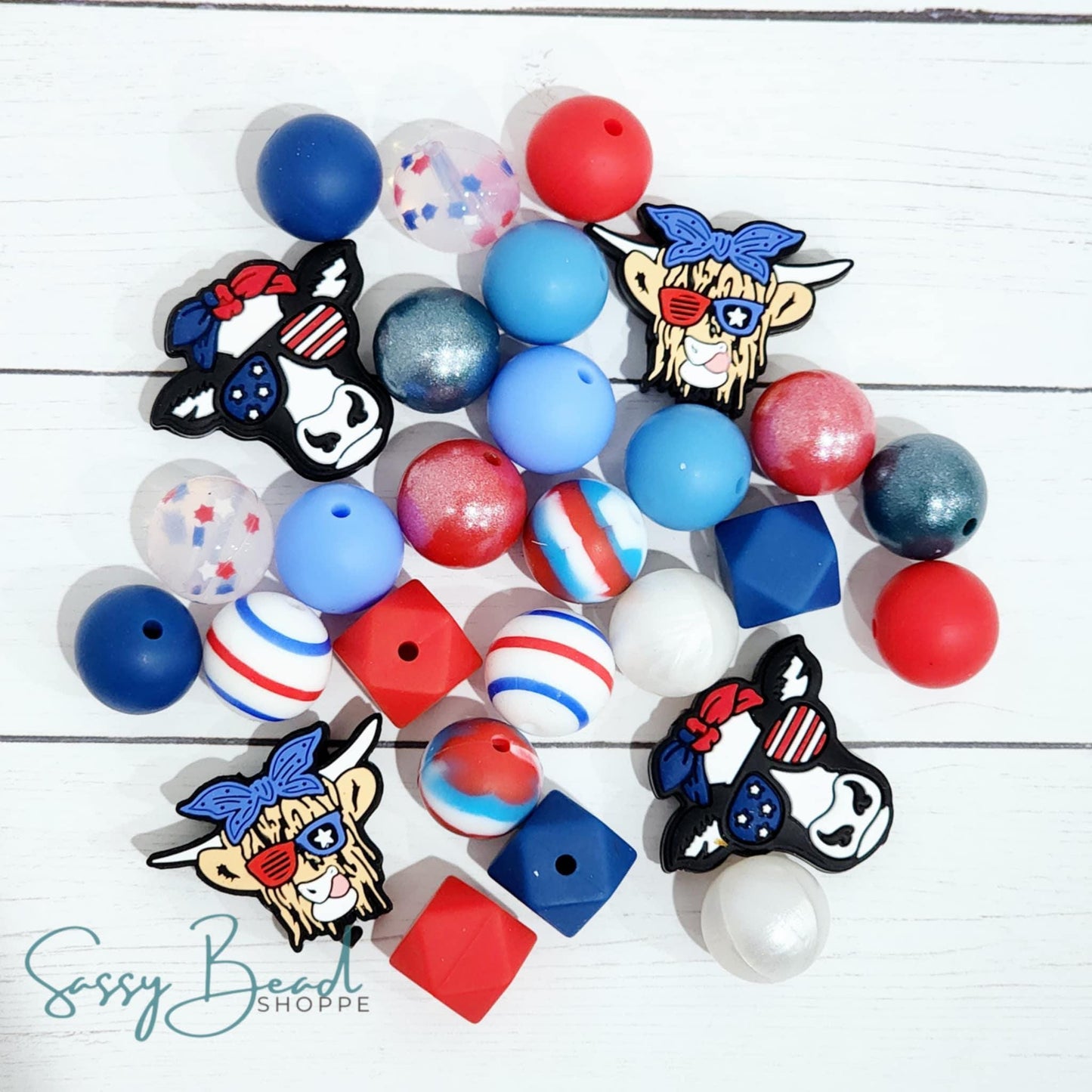 Sassy Bead Shoppe
American Dream Silicone Bead Mix 28 count