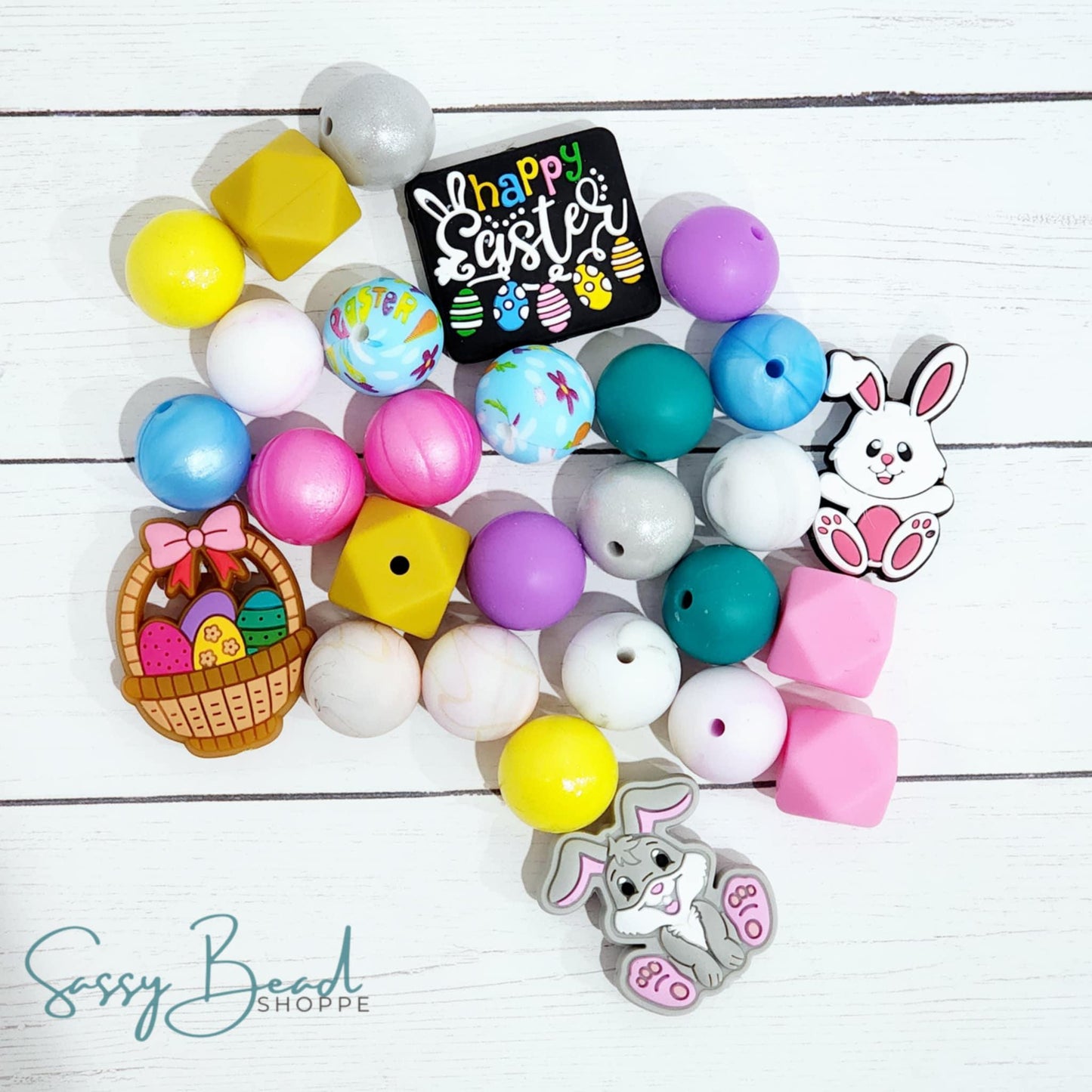 Sassy Bead Shoppe
Bunny Treats Silicone Bead Mix 28 count