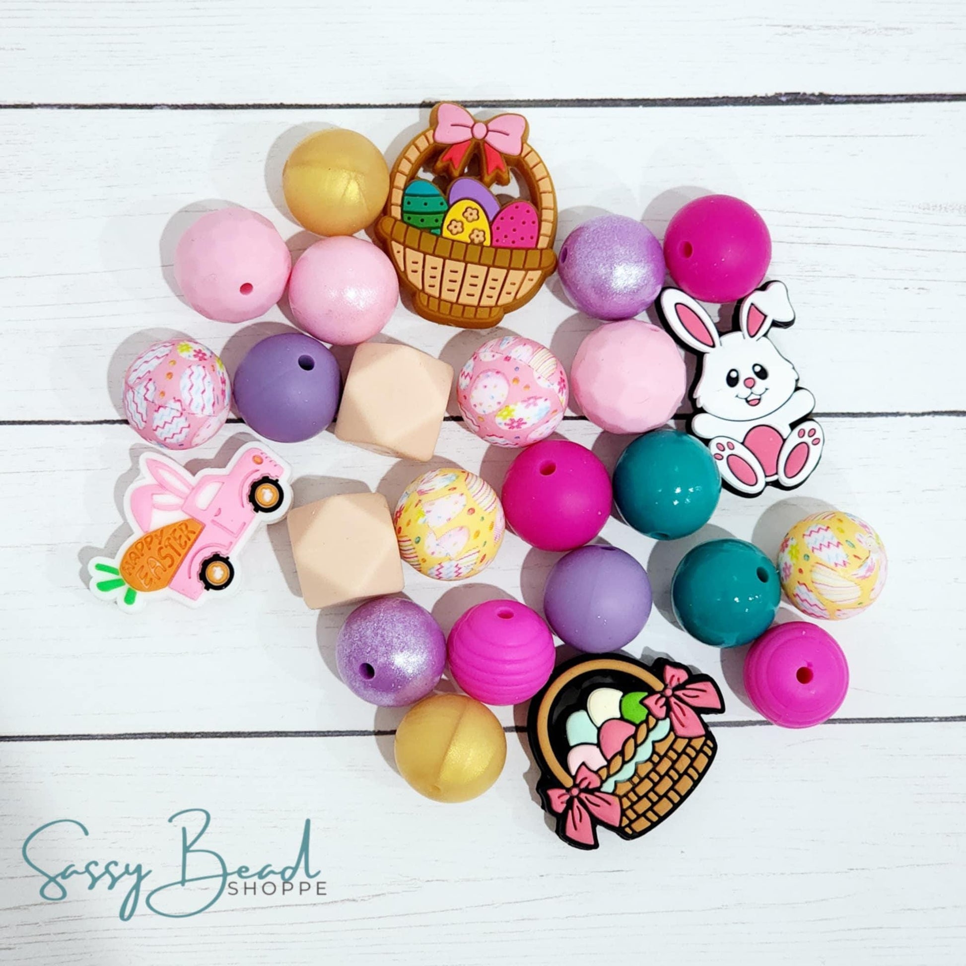 Sassy Bead Shoppe
Basket of Love Silicone Bead Mix 28 count