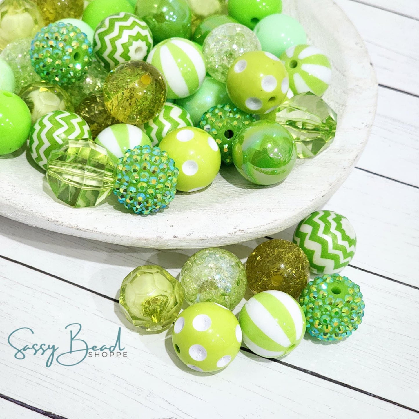 Sassy Bead Shoppe
Lovely Lime Bead Mix