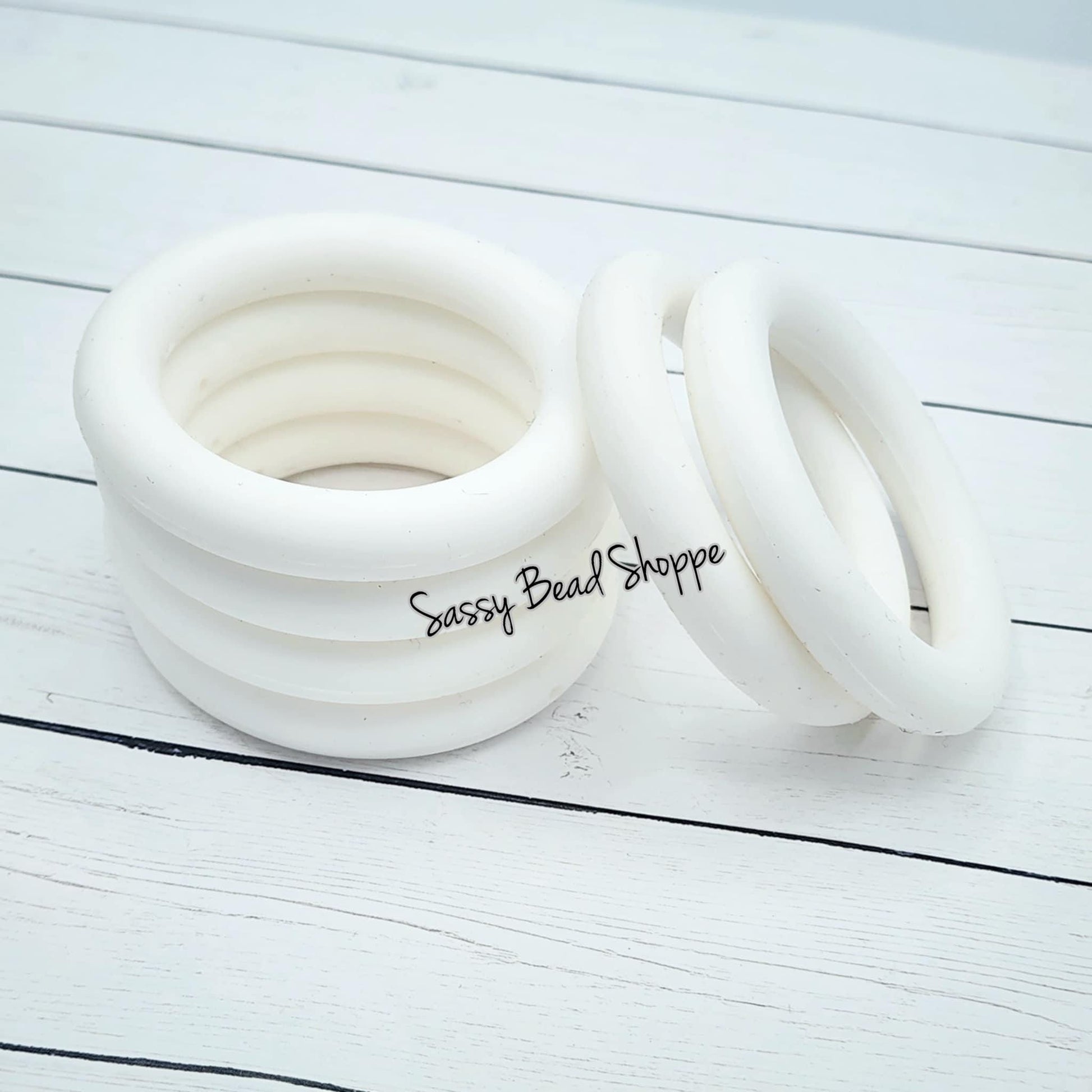 Sassy Bead Shoppe
65mm White Silicone Ring