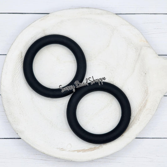 Sassy Bead Shoppe
65mm Black Silicone Ring Close Up