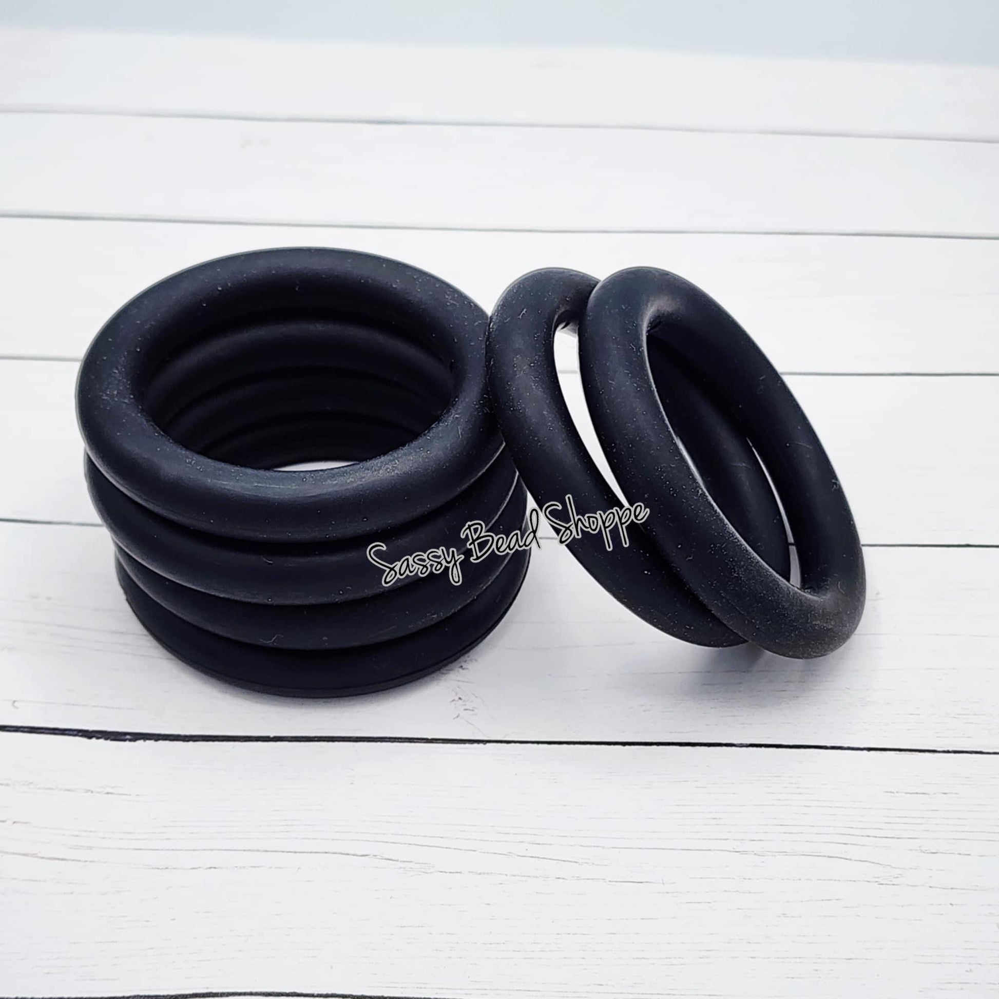 Sassy Bead Shoppe
65mm Black Silicone Ring