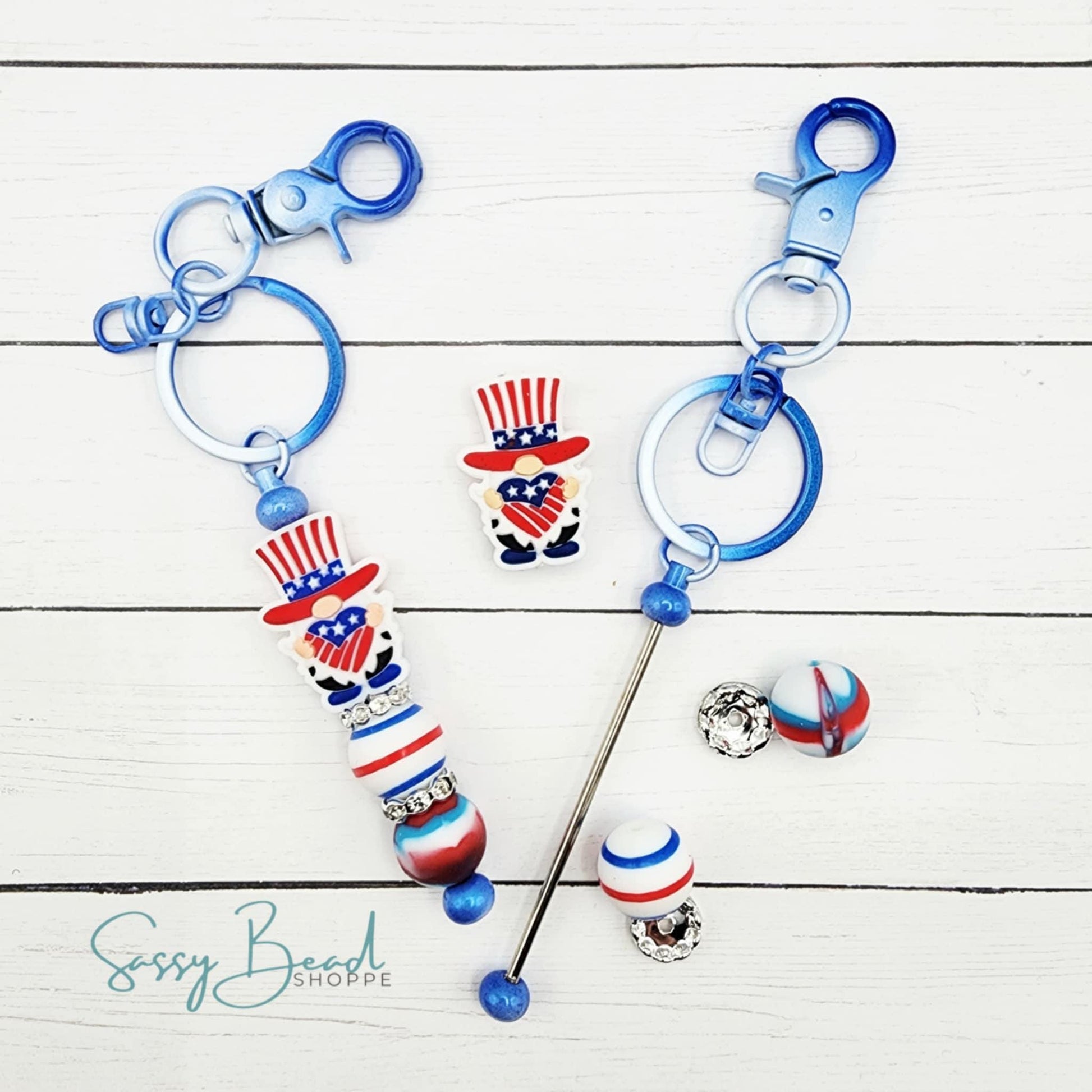 Sassy Bead Shoppe
Bless The USA Beadable Keychain