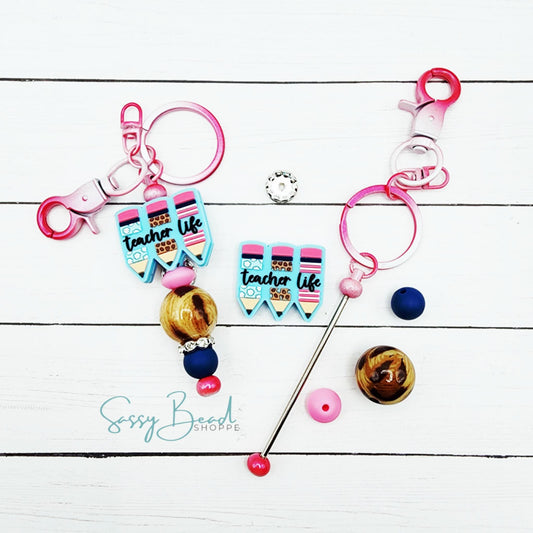 Sassy Bead Shoppe
Live To Teach Keychain