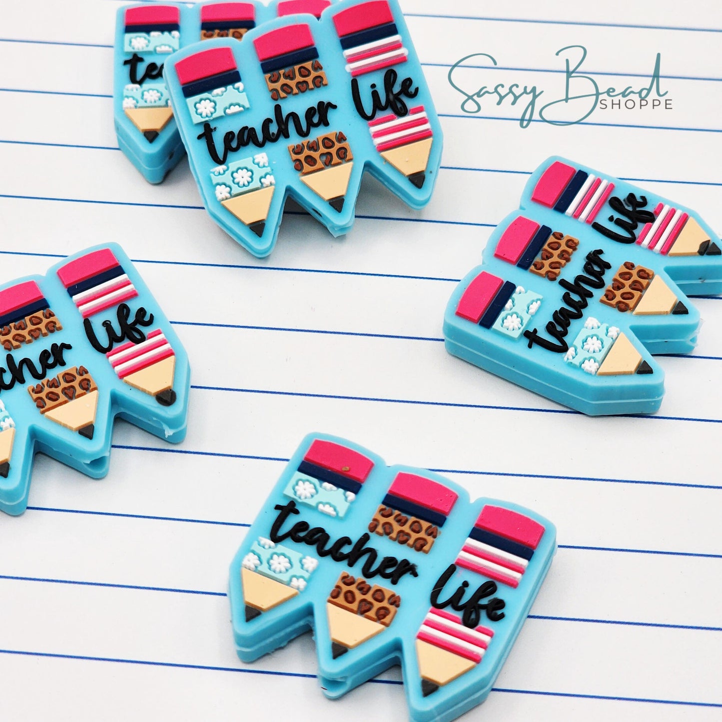 Teacher Life Focal Beads