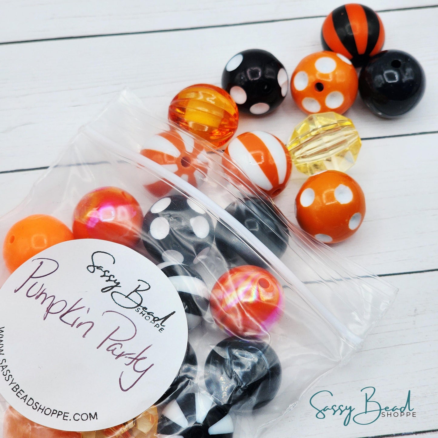 Pumpkin Party Bead Mix