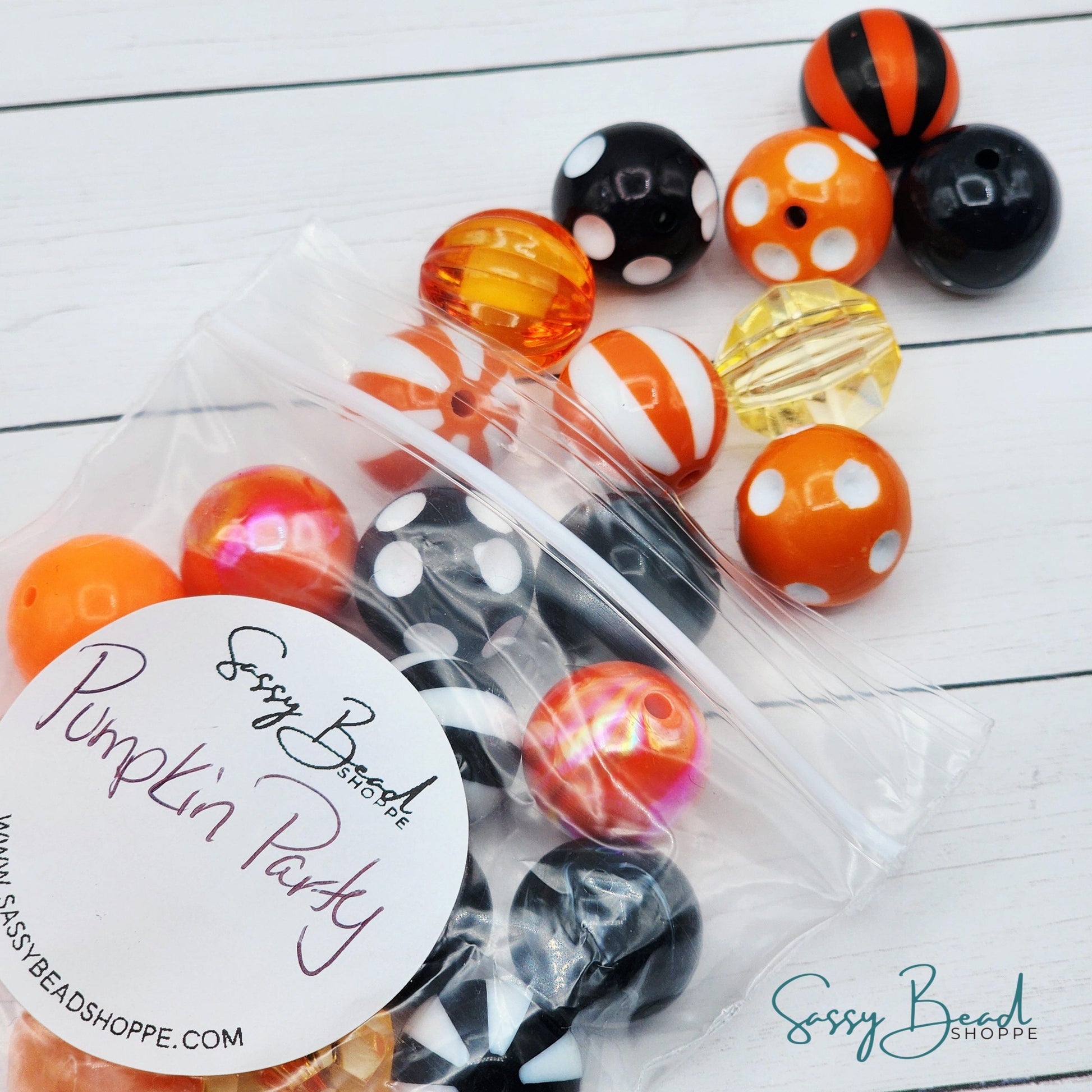 Pumpkin Party Bead Mix