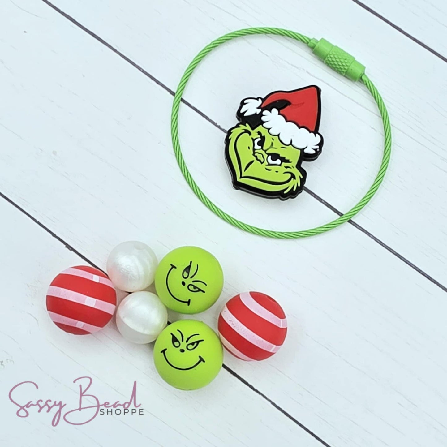 Christmas Grump Tumbler Charm, what your kit will come with