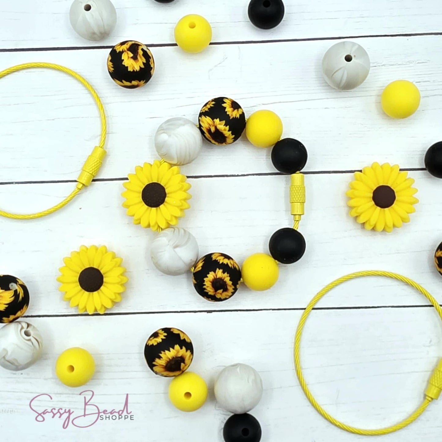 Sunflower Days Tumbler Charm Kit