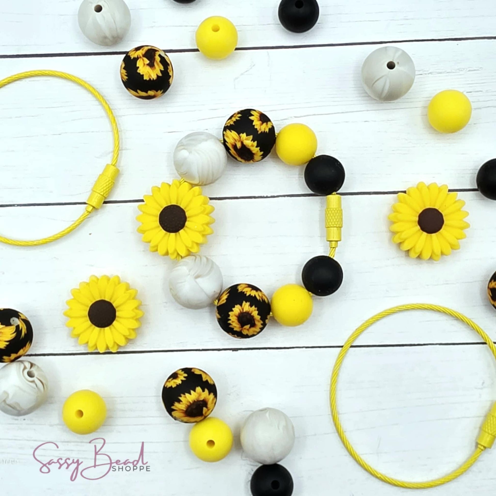 Sunflower Days Tumbler Charm Kit