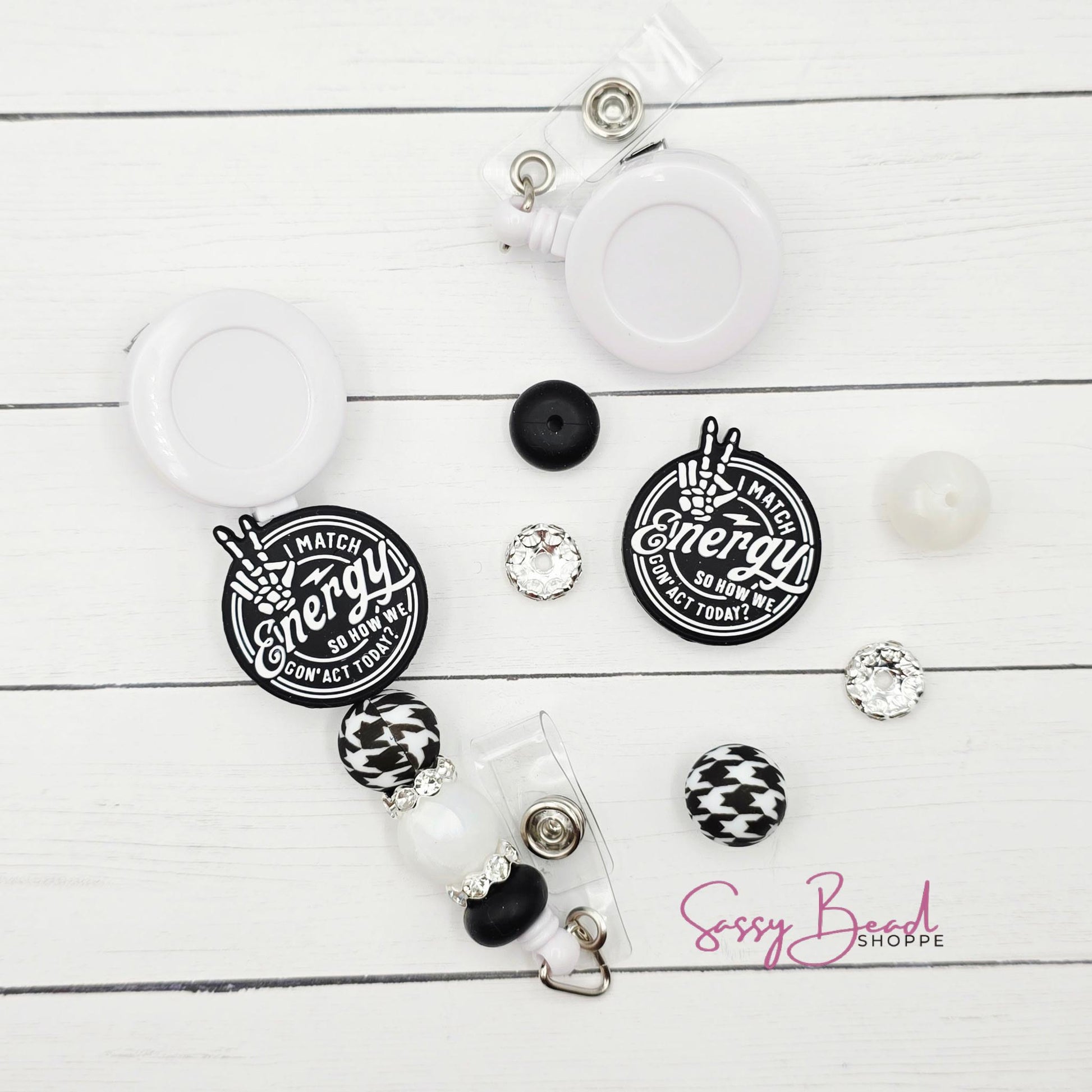 I Match Energy Badge Reel DIY Kit, Sassy Work or Nurse Gift, Funny Badge Reel Craft, DIY Nurse Badge, Healthcare Worker, Fun Office Gift Kit