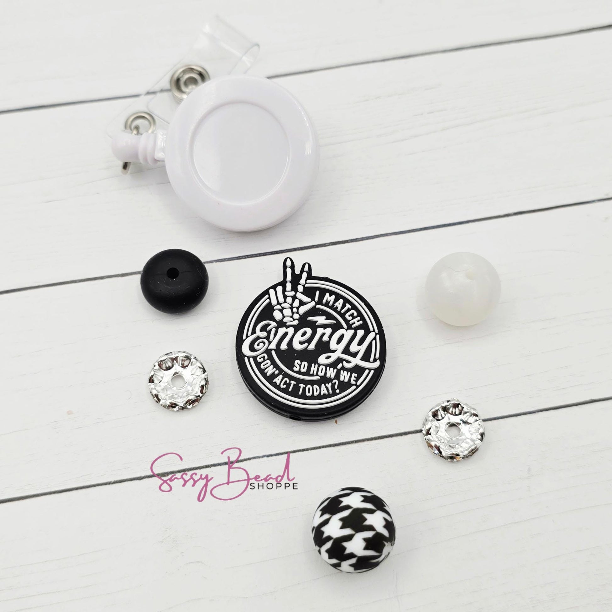 I Match Energy Badge Reel DIY Kit, Sassy Work or Nurse Gift, Funny Badge Reel Craft, DIY Nurse Badge, Healthcare Worker, Fun Office Gift Kit