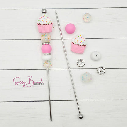 Sweet Pink Cupcake Cookie Scribe DIY Kit, Cupcake Baking Tool, Cookie Decorating Scribe, DIY Sugar Art Kit, Icing Scribe Baker Gift