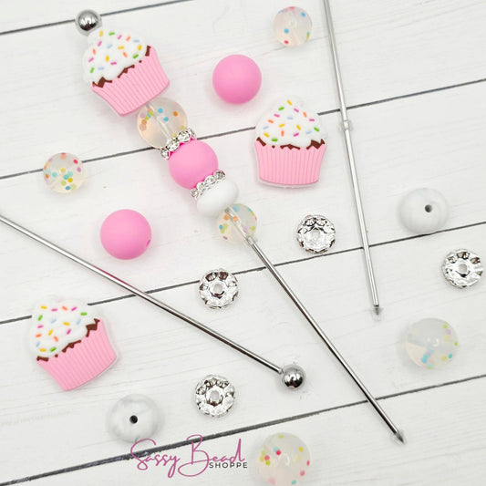 Sweet Pink Cupcake Cookie Scribe DIY Kit, Cupcake Baking Tool, Cookie Decorating Scribe, DIY Sugar Art Kit, Icing Scribe Baker Gift