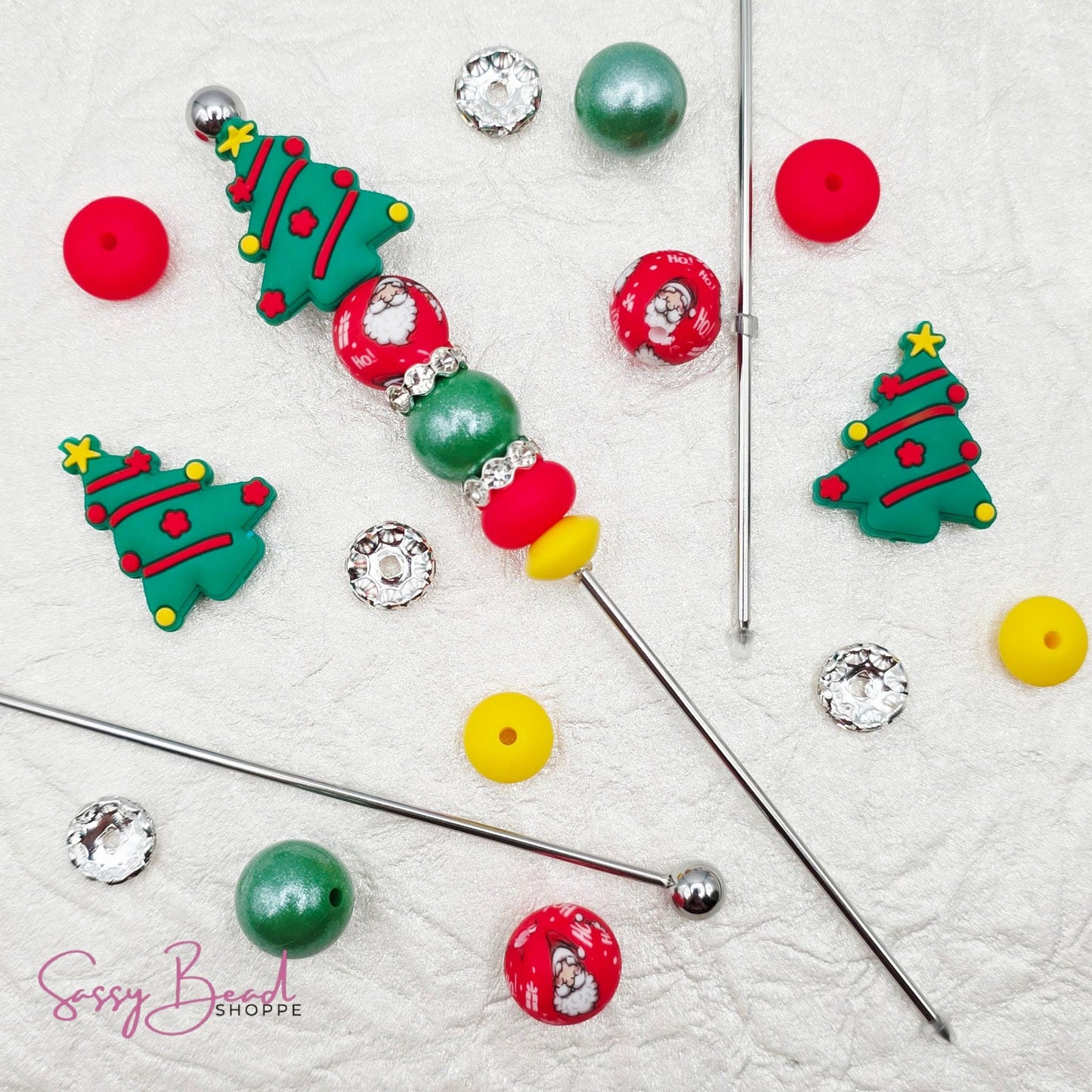 Christmas Tree & Santa Cookie Scribe DIY Kit, Holiday Baking Tool, Cookie Decorating Scribe, Festive Sugar Art Kit, Baker Gift, Icing Tool