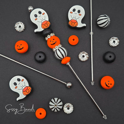 Cute Ghost & Pumpkin Cookie Scribe DIY Kit, Halloween Baking Fun, Cookie Decorating Scribe, Pumpkin Sugar Art Kit, Baker Gift, Icing Tool