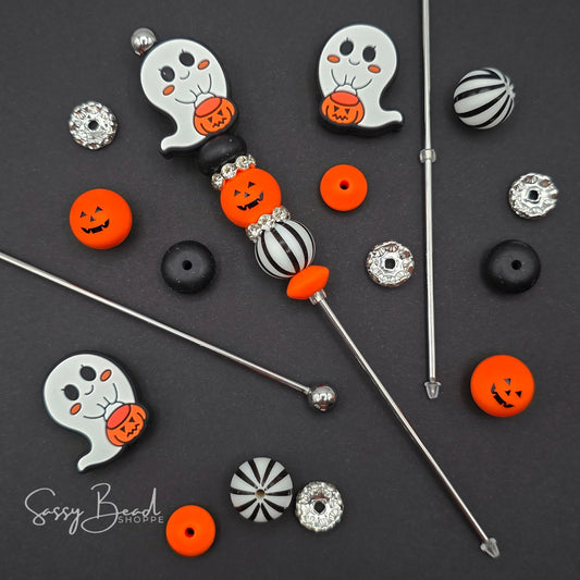 Cute Ghost & Pumpkin Cookie Scribe DIY Kit, Halloween Baking Fun, Cookie Decorating Scribe, Pumpkin Sugar Art Kit, Baker Gift, Icing Tool