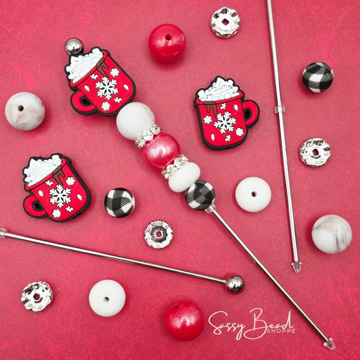 Snowflake Coffee Mug Cookie Scribe DIY Kit, Winter Holiday Baking Tool, Cookie Decorating Scribe, DIY Sugar Art Kit, Baker Gift, Icing Tool