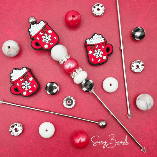 Snowflake Coffee Mug Cookie Scribe DIY Kit, Winter Holiday Baking Tool, Cookie Decorating Scribe, DIY Sugar Art Kit, Baker Gift, Icing Tool
