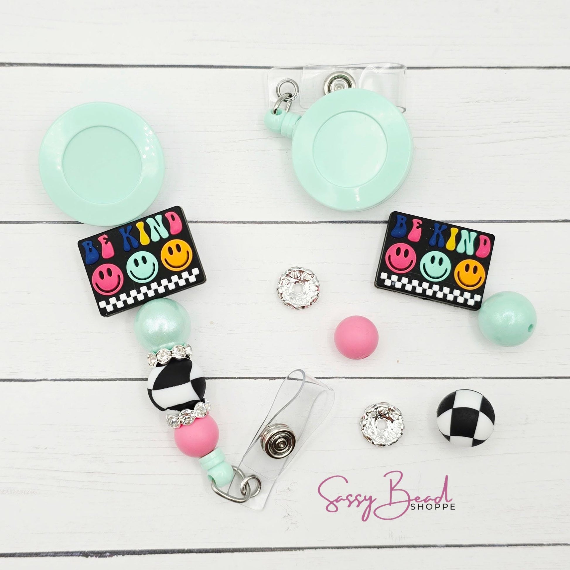 Be Kind Badge Reel DIY Kit, Teacher or Nurse Gift, Medical Badge Reel, DIY Nurse Badge, Healthcare Worker, Be Kind Badge, Positive Message