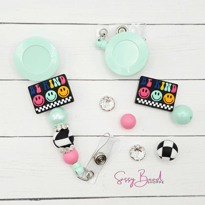 Be Kind Badge Reel DIY Kit, Teacher or Nurse Gift, Medical Badge Reel, DIY Nurse Badge, Healthcare Worker, Be Kind Badge, Positive Message