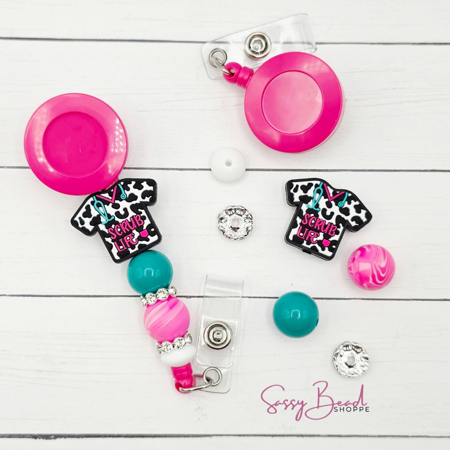 Scrub Life Badge Reel DIY Kit