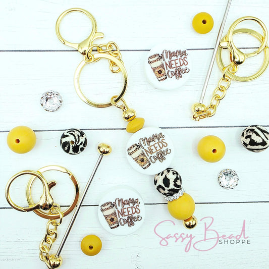 Coffee Addict Keychain Kit