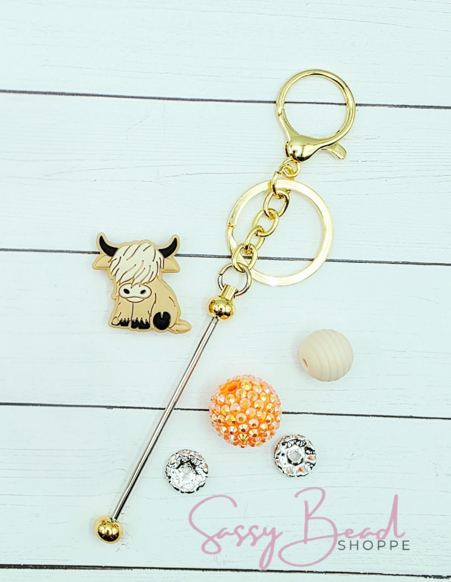 Coral Cowgirl Keychain Kit