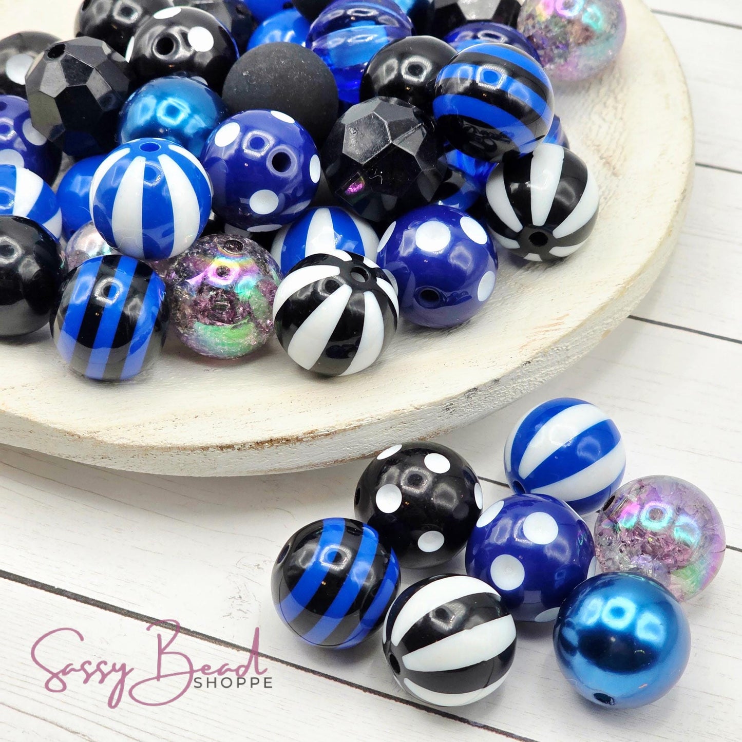 Back The Blue Bead Mix