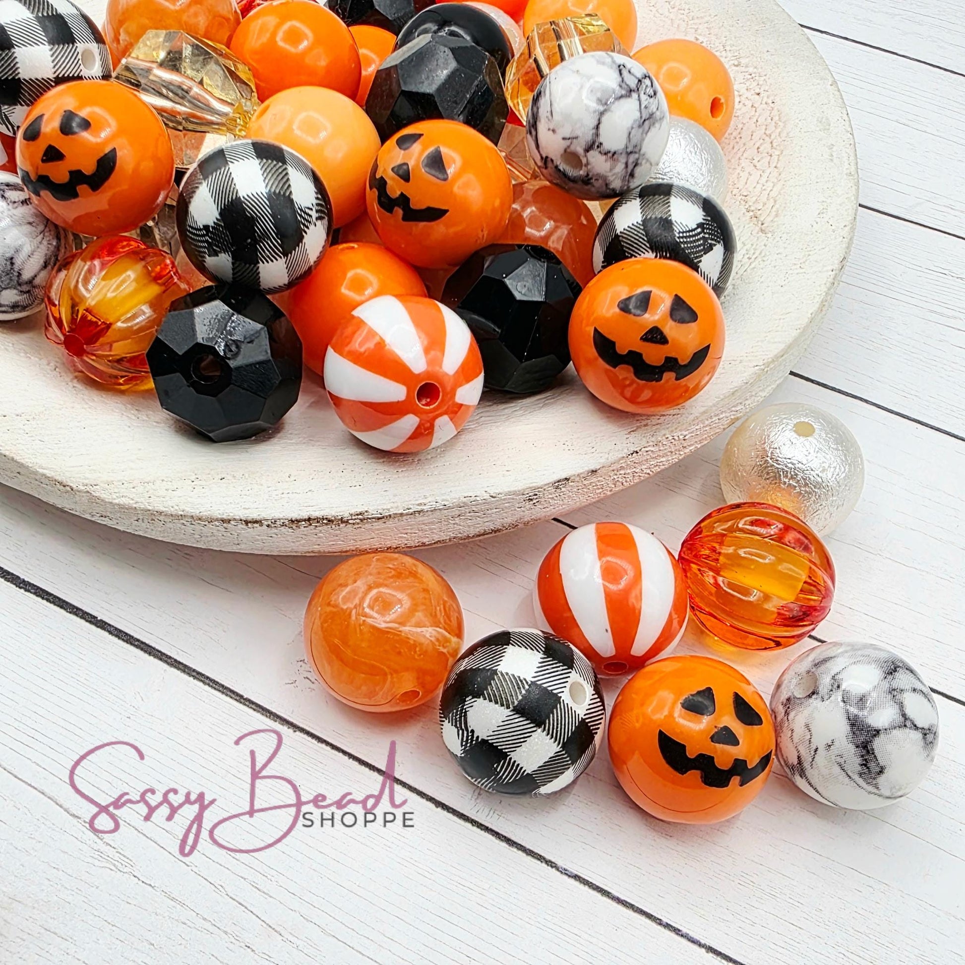 Jack-O-Lantern Bead Mix