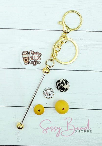 Coffee Addict Keychain Kit