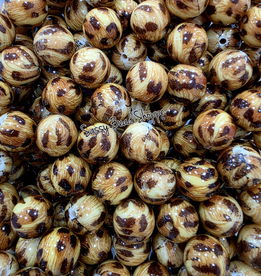 20MM Cheetah Beads