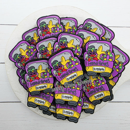 Mardi Gras Truck Focal Beads