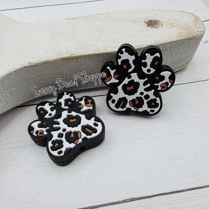 Leopard Paw Focal Beads