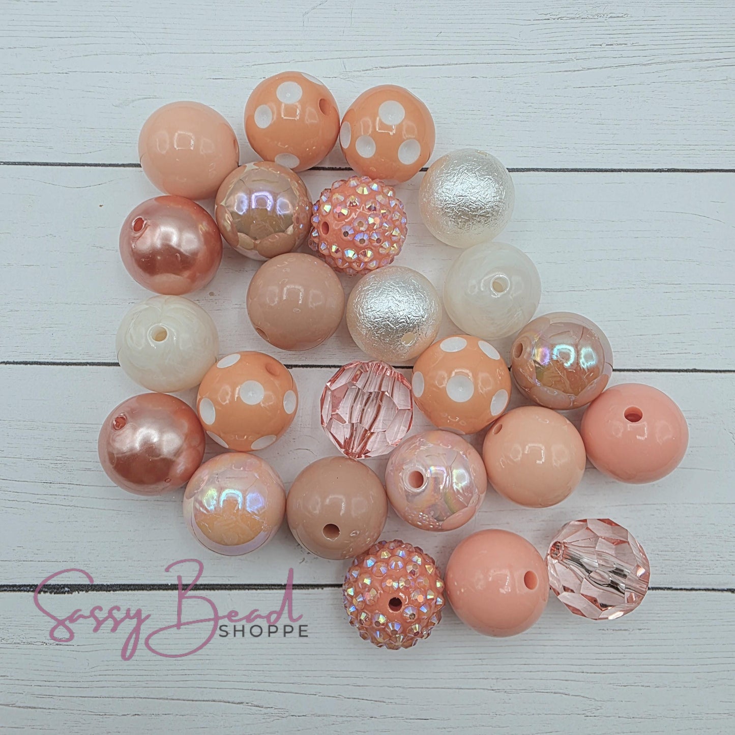 Just Peachy Bead Mix