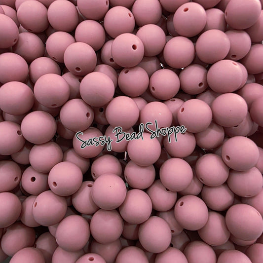 Rose 15mm Silicone Beads, 10 count for DIY Pen, Keychain, Cookie Scribes & Bracelets