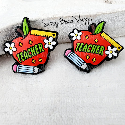 Sassy Bead Shoppe
Teacher Apple Focal Bead
Close Up