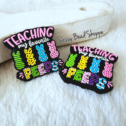 Sassy Bead Shoppe
Teaching Me Peeps Focal Bead 
Close Up