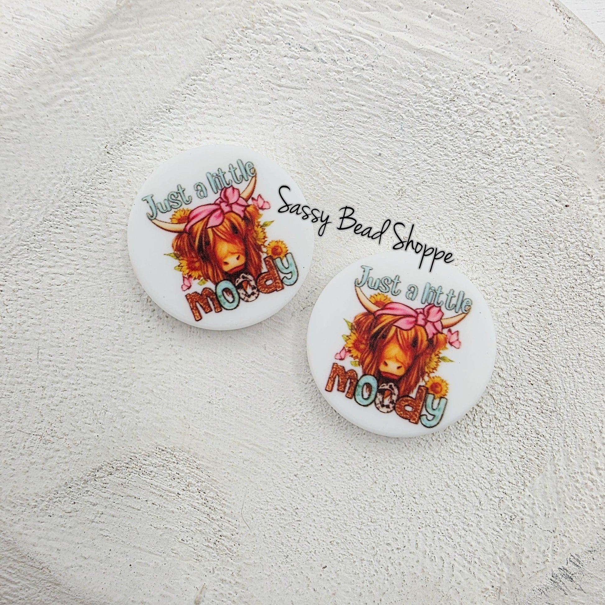 Just A Little Moody Focal Beads